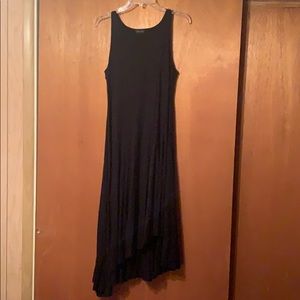 Jet black tank dress